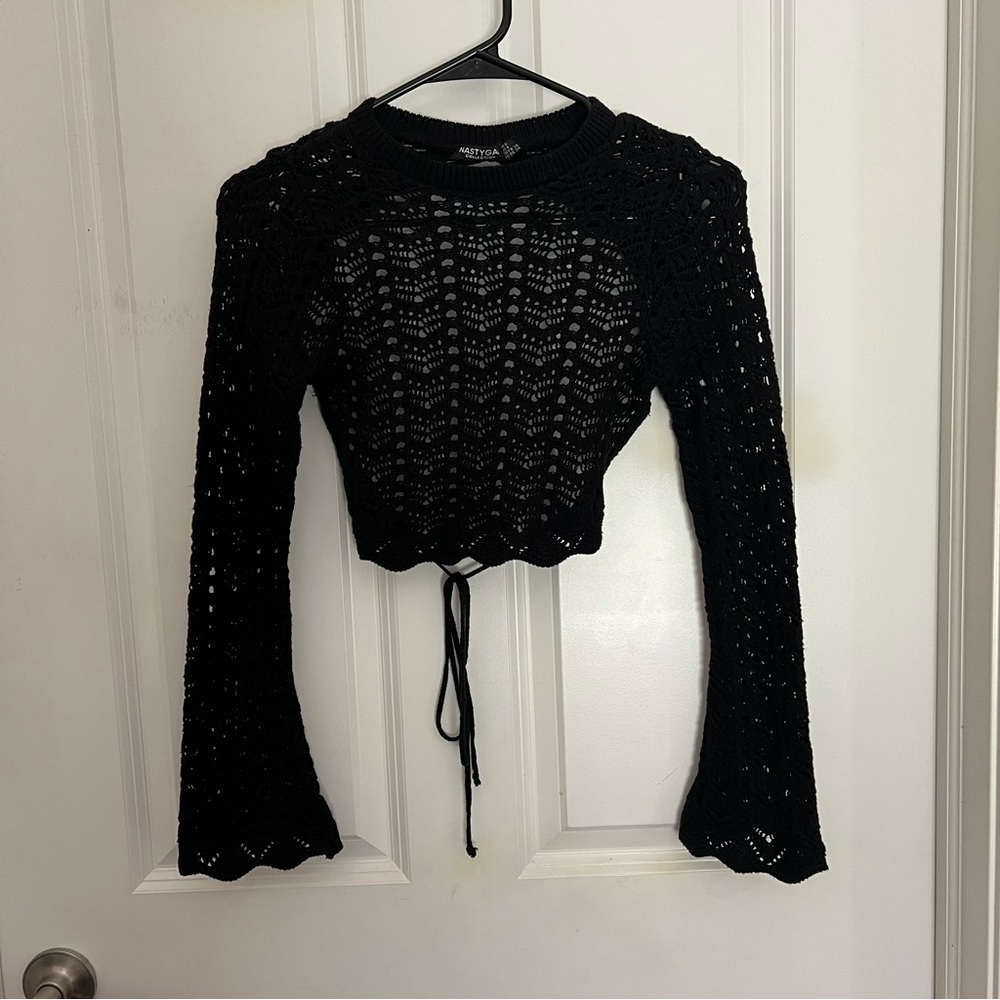 NASTY GAL CROCHET TOP